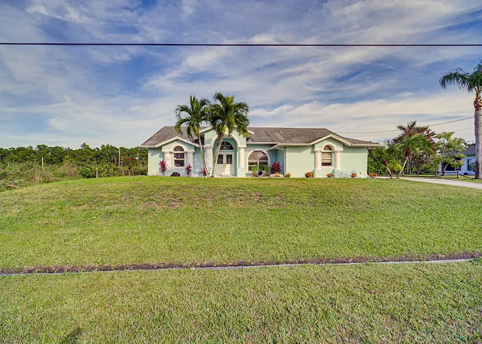 Port St Lucie Canal-Front Home W/ Heated Pool!